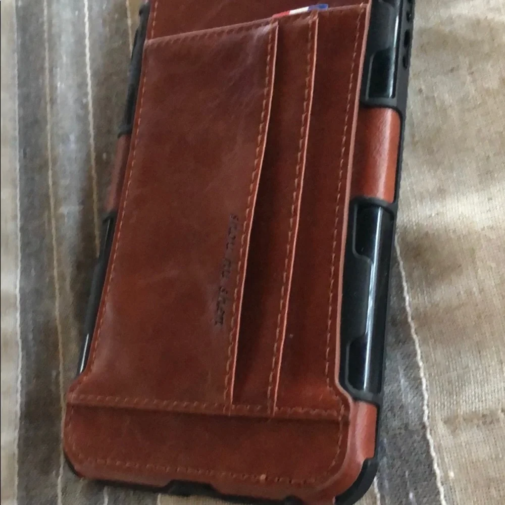 Brown Leather Phone Case